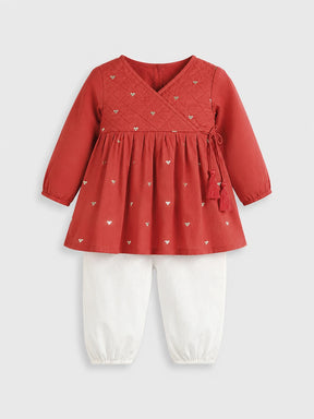 Quilted Top Pant Set