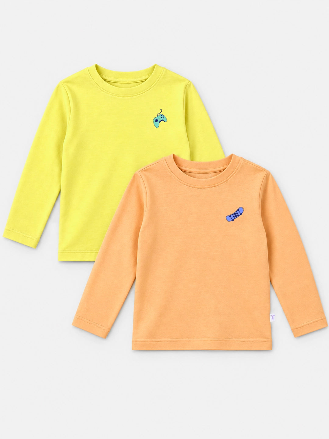 Pack of 2 Full Sleeves Boy's T-Shirts