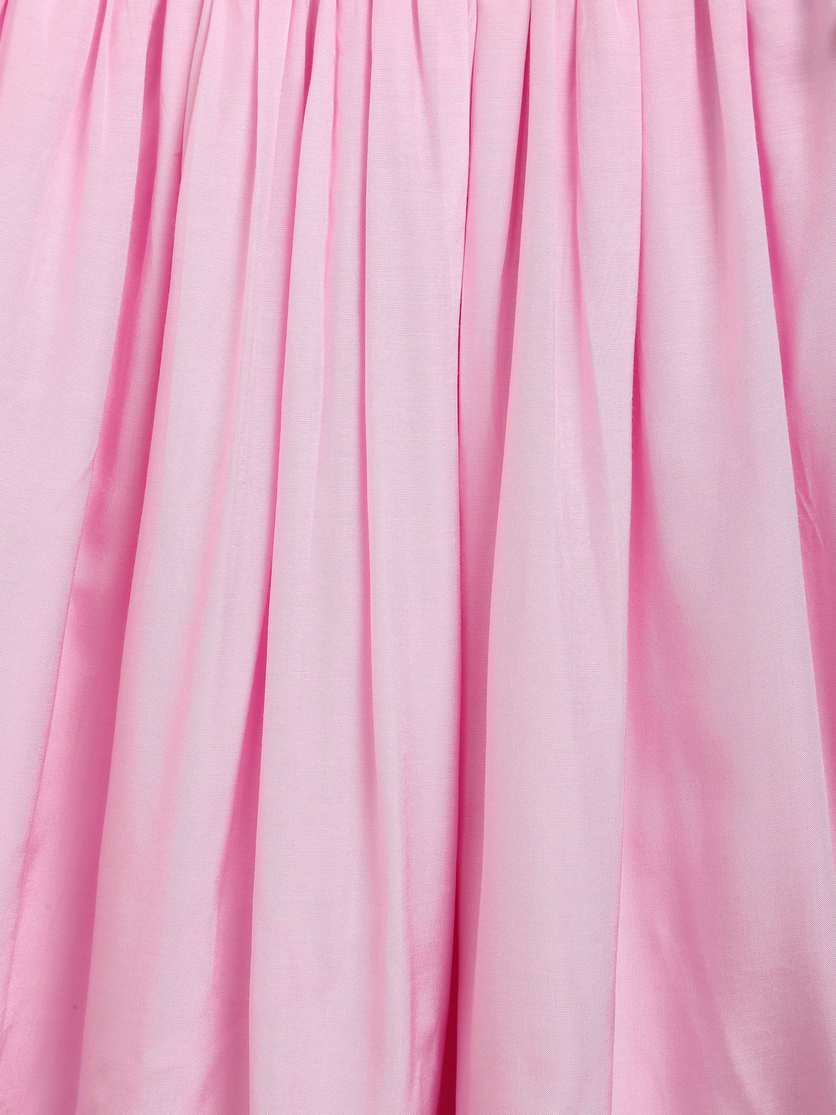 Pink Crop Top Skirt Dupatta Set