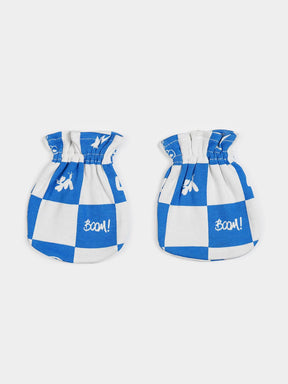 Love Boom Printed Cotton Sleepsuit With Mittens