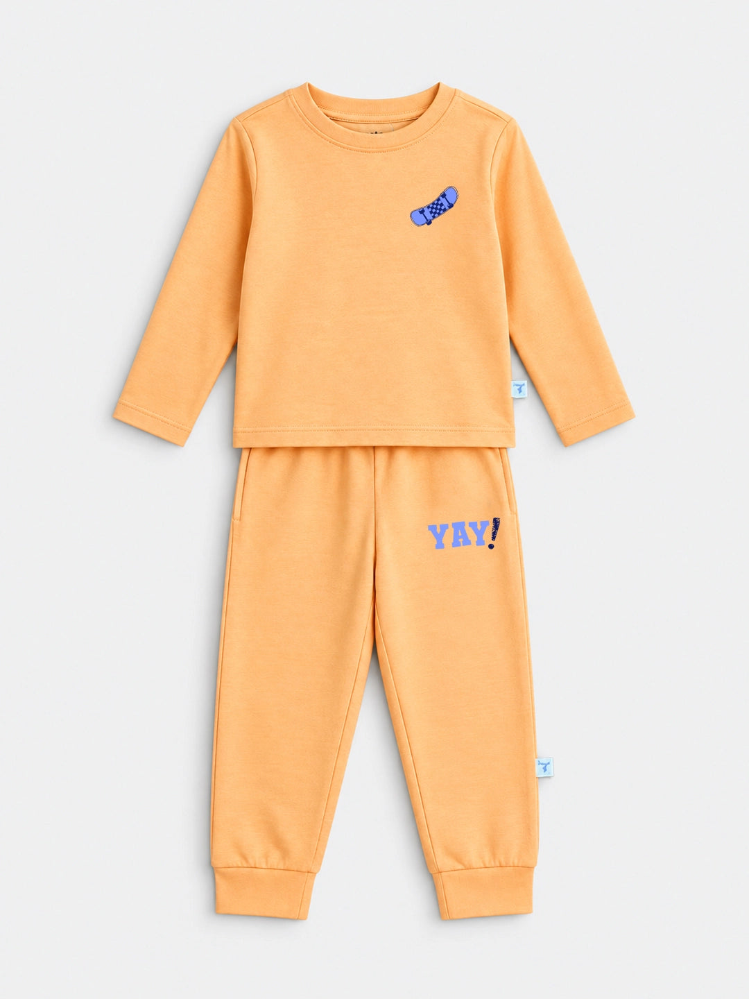 Tangy Orange T-Shirt & Shorts Set