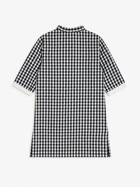 Black Gingham Kurta