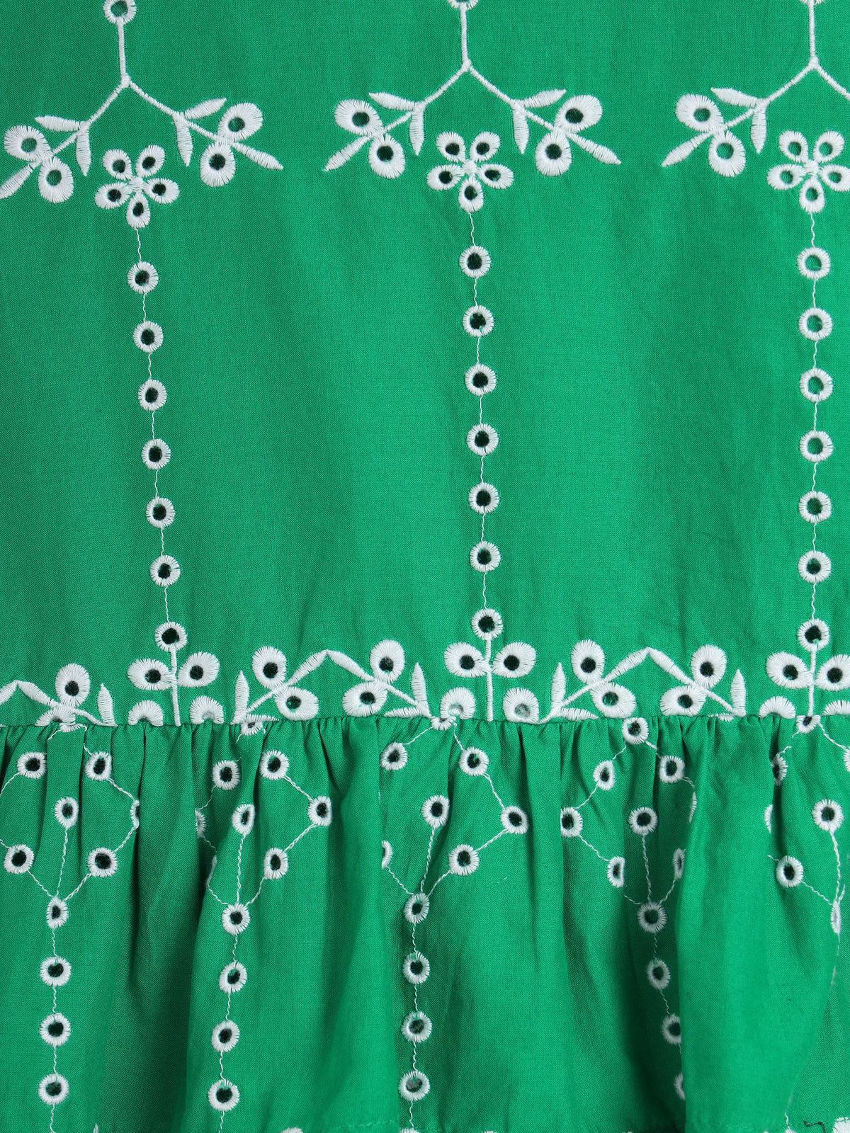 Emerald Bloom Peplum Co-ord Set