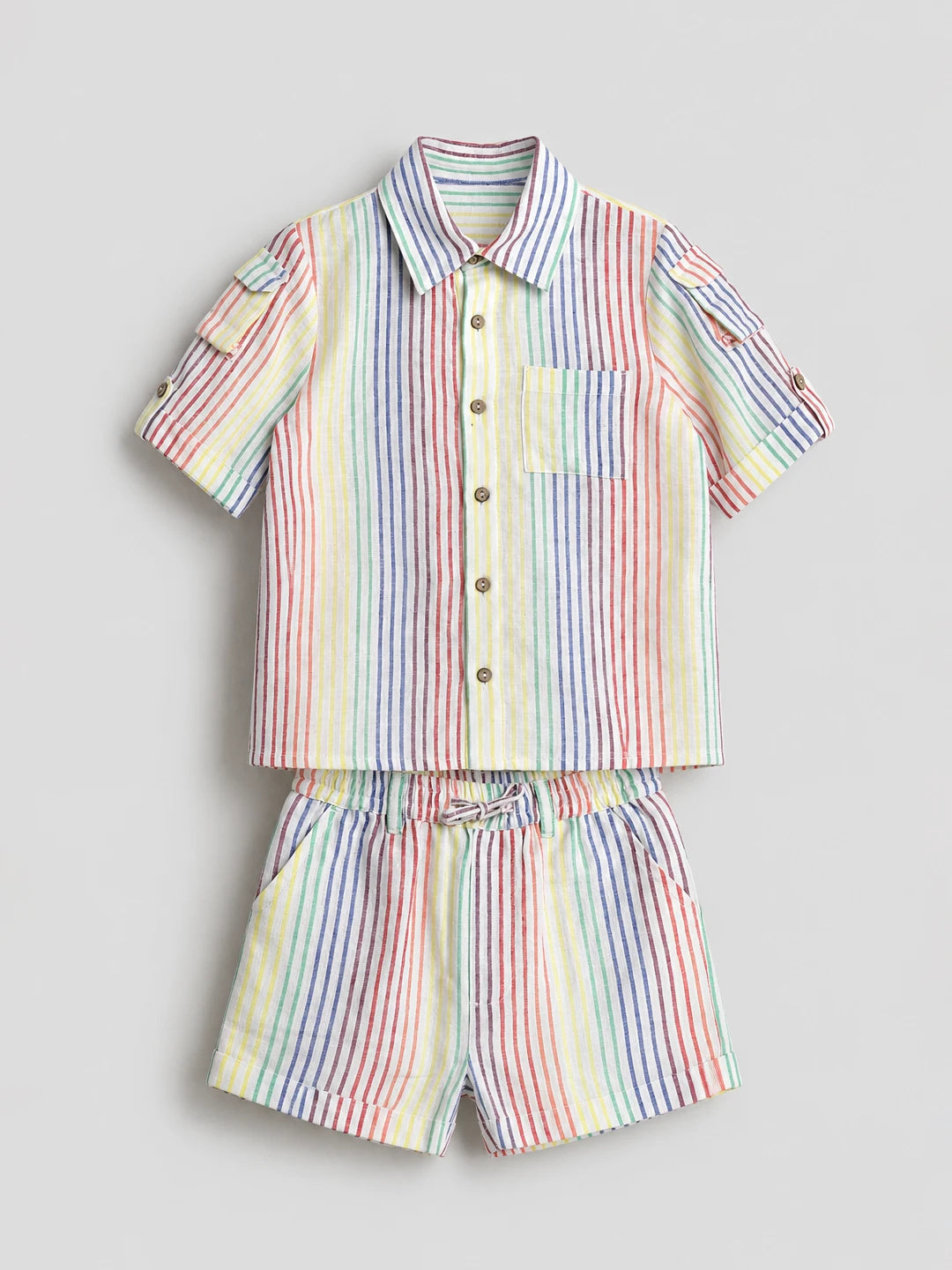 Fruity Stripe Shirt & Short Set