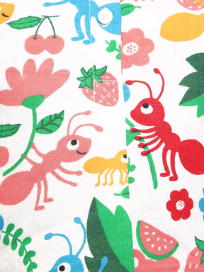Happy Ants Drop Shoulder Cotton Shirt