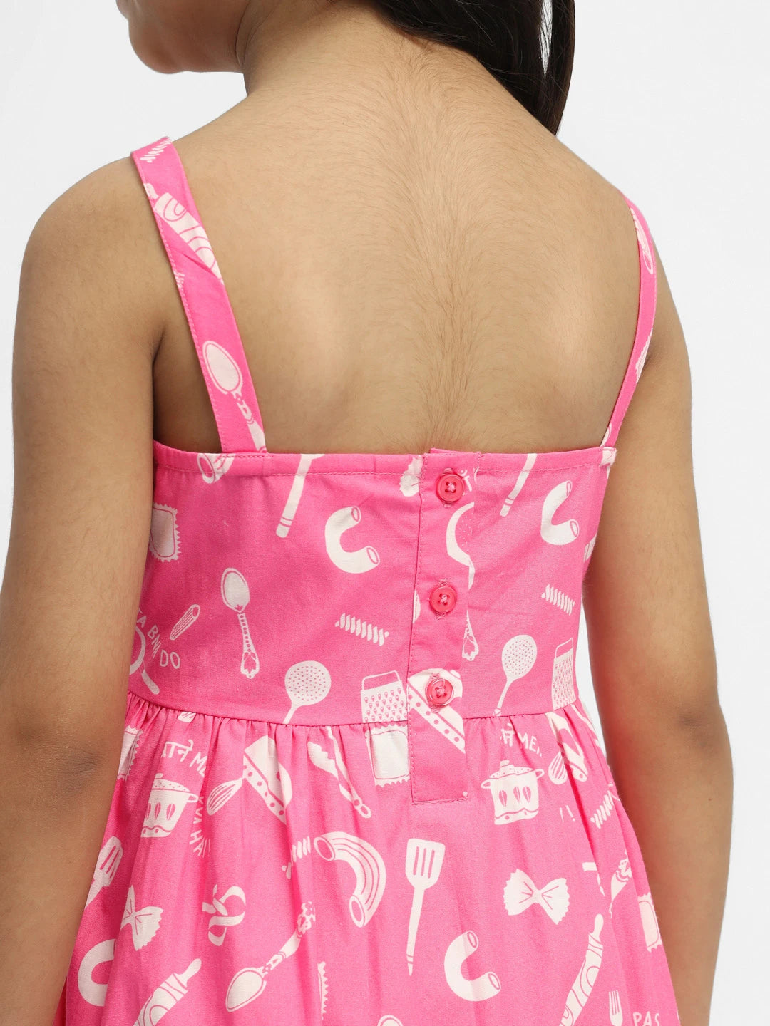 Baking Tool Cotton A-Line Dress