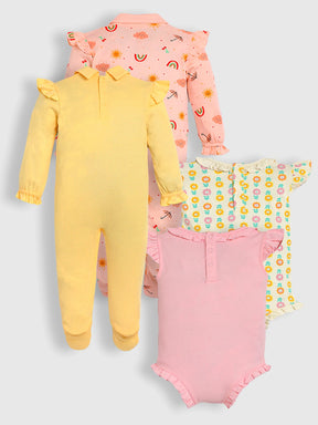 Flutter & Frills Newborn Essential Surprise Box- Girl- Pack of 4