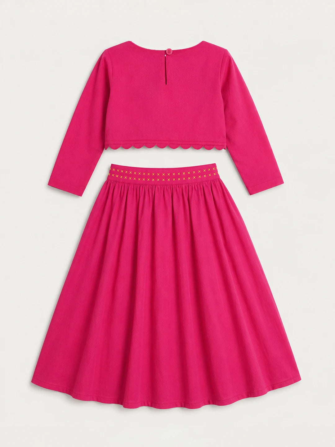 Beaded Top & Skirt Set