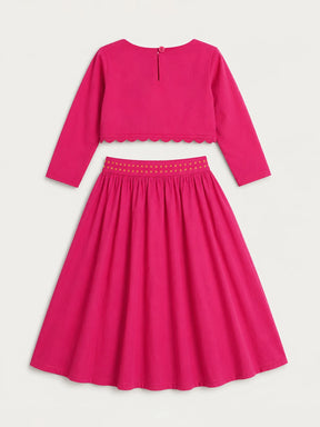 Beaded Top & Skirt Set