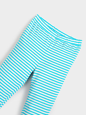 Striped Printed Night Suit Set