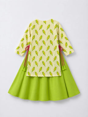 Mitthu Kurta and Skirt Set