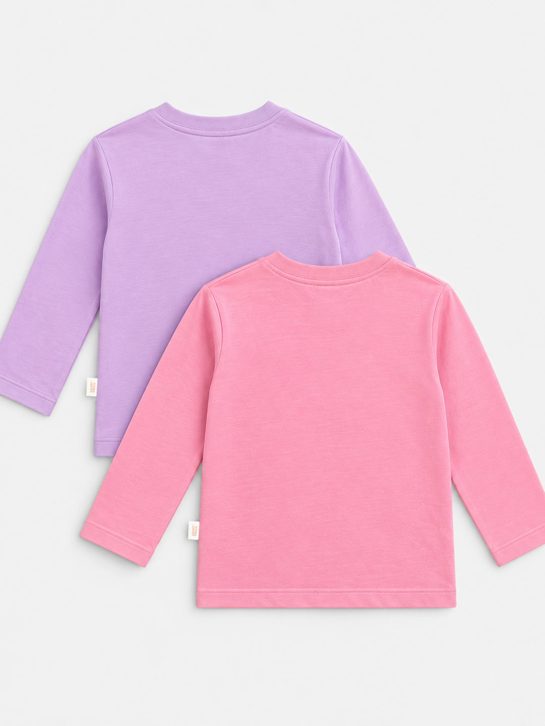 Pack of 2 Full Sleeves Cropped Girl's T-Shirts