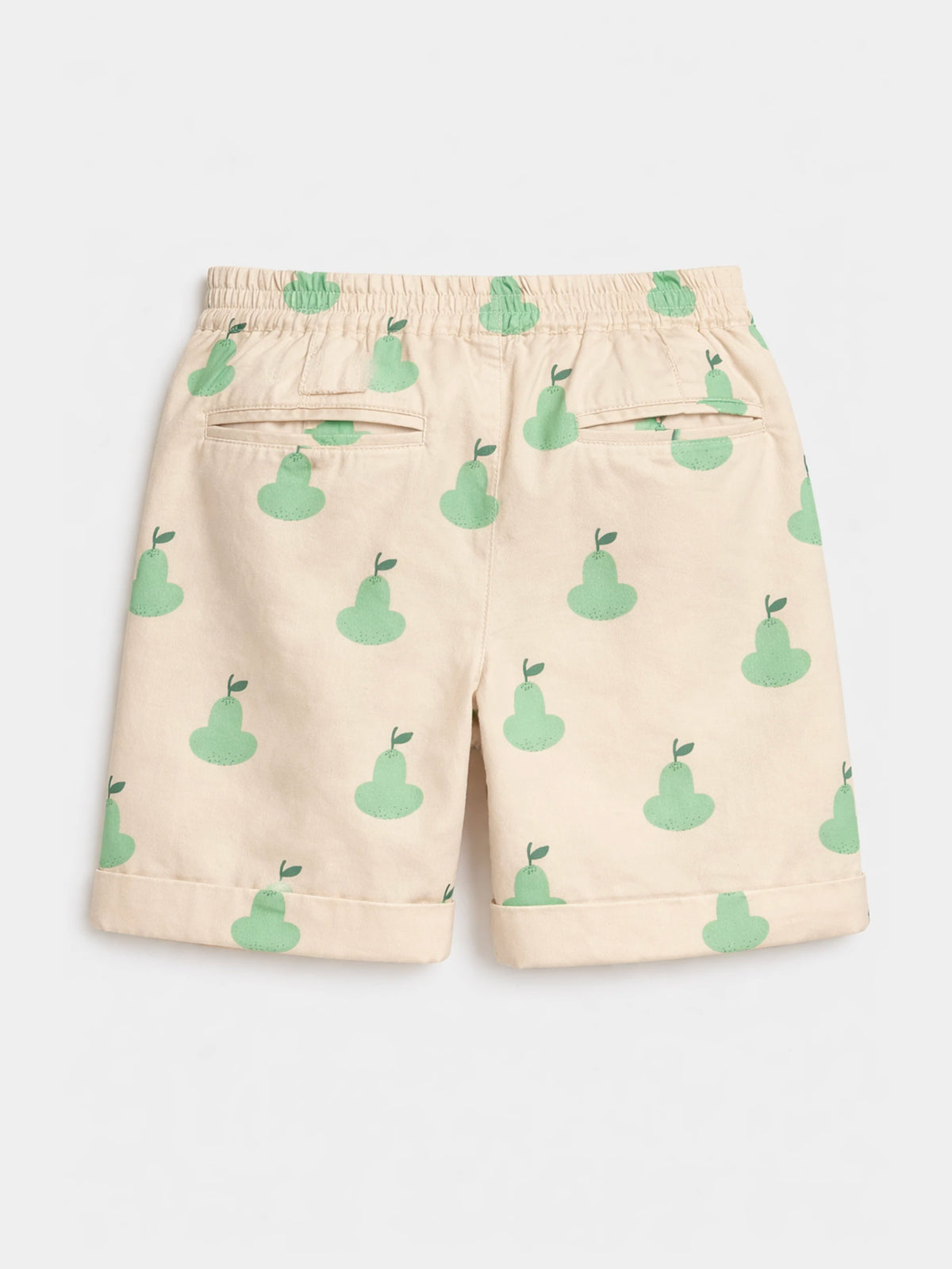 Mint Frill Collar Top & Pear Print Shorts Co-ord Set