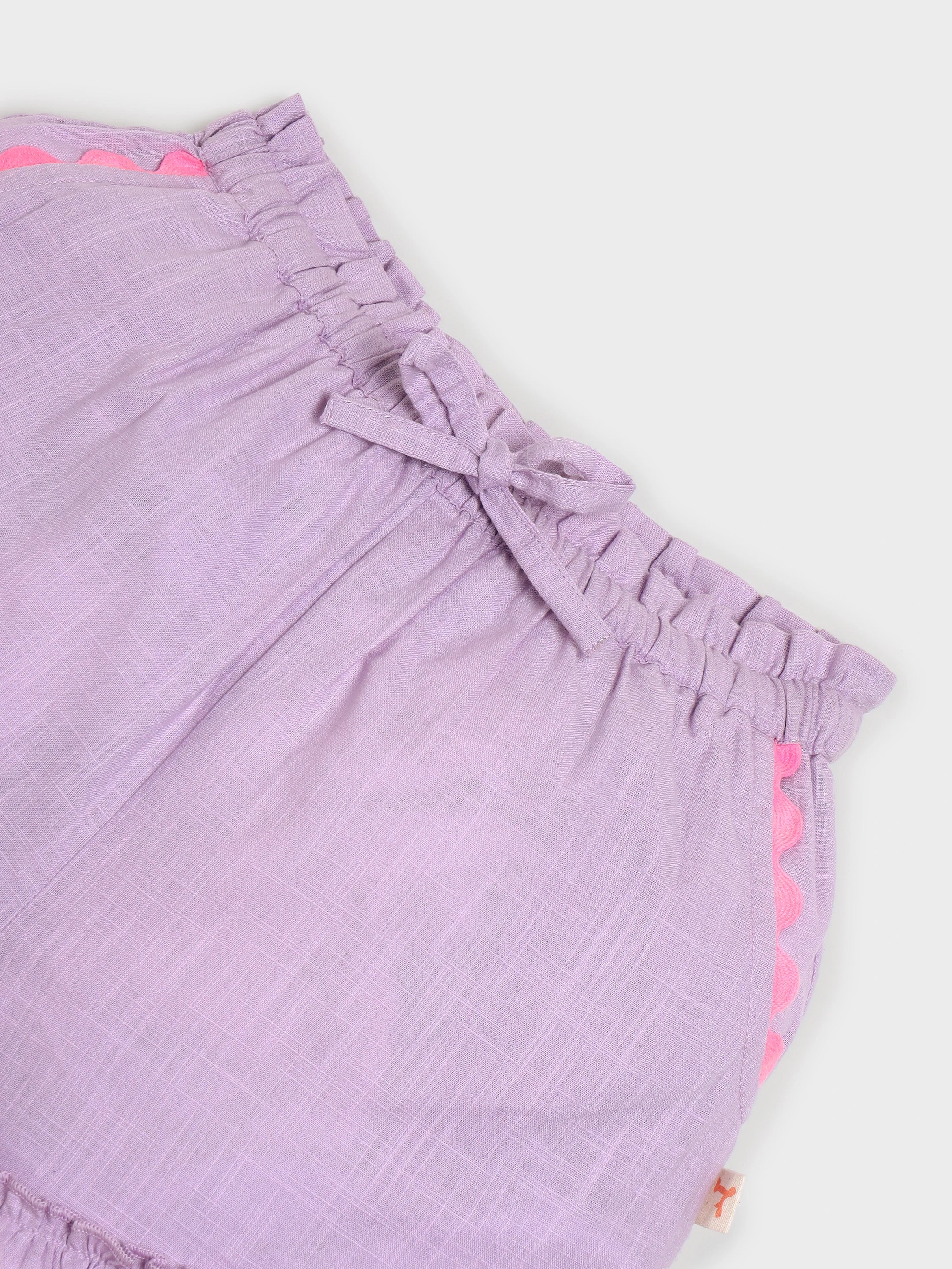 Solid Scallop Co-ord Set