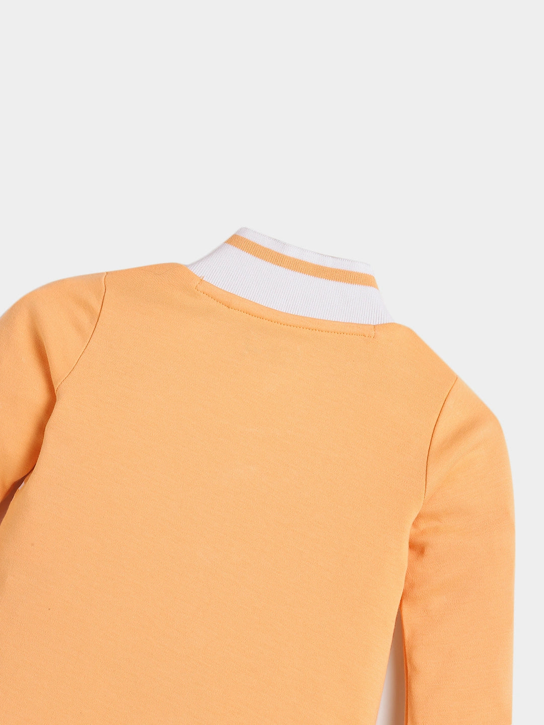 Dreamy Orange Polo Collar Sleepsuit