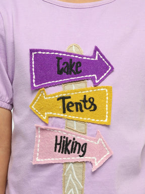 Lake Tents Hiking Applique Cotton Top