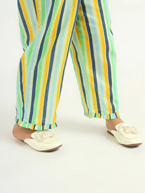 Summer Camp Stripe Cotton Co Ord Set