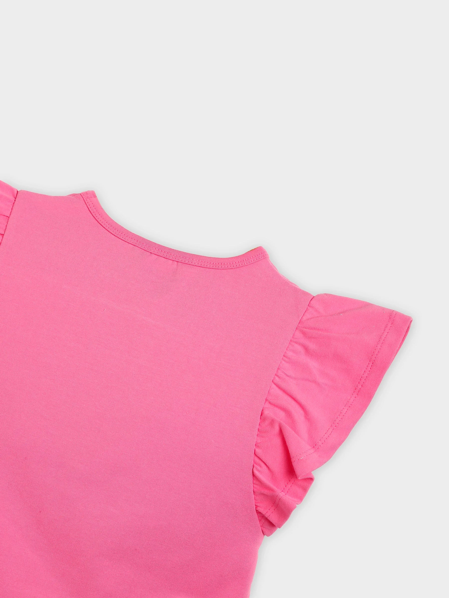 Snooze Pink Tee & Gingham Shorts Set
