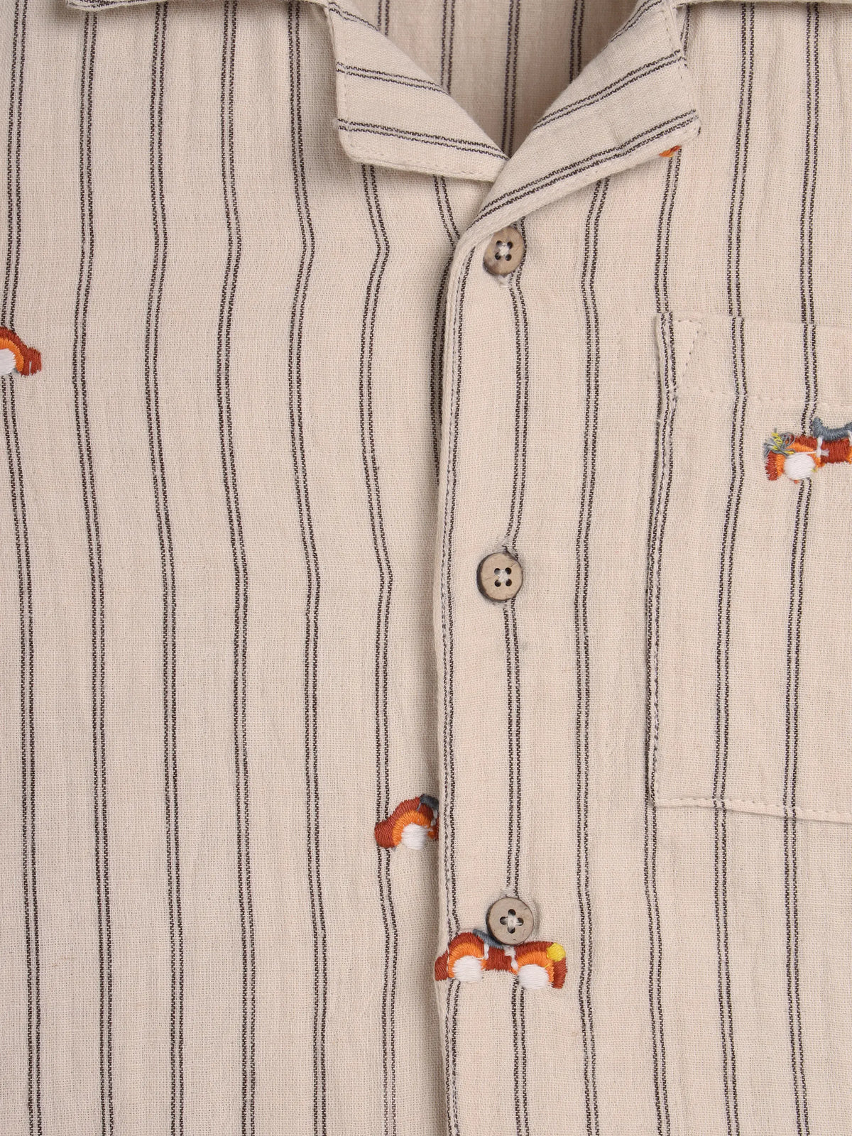 Desert Stripe Night Suit Set