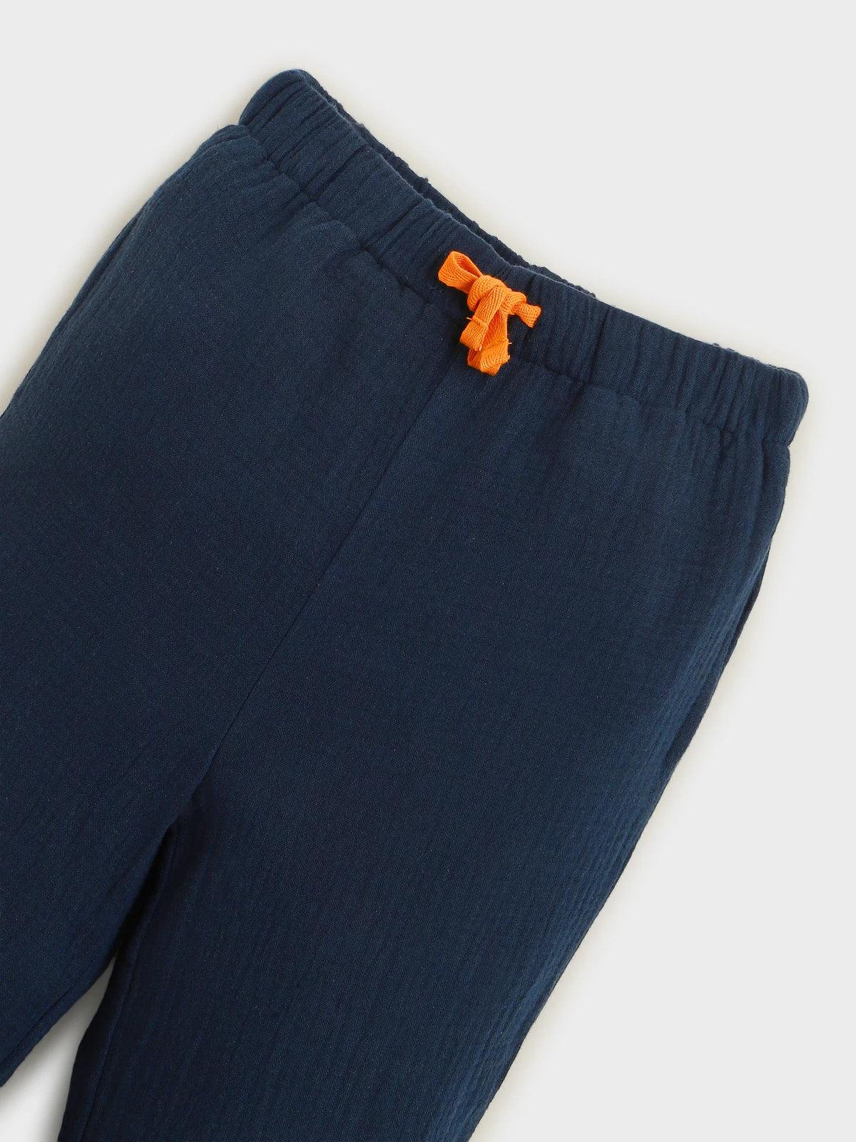 Midnight Blue Sleeveless Tunic & Pants Set