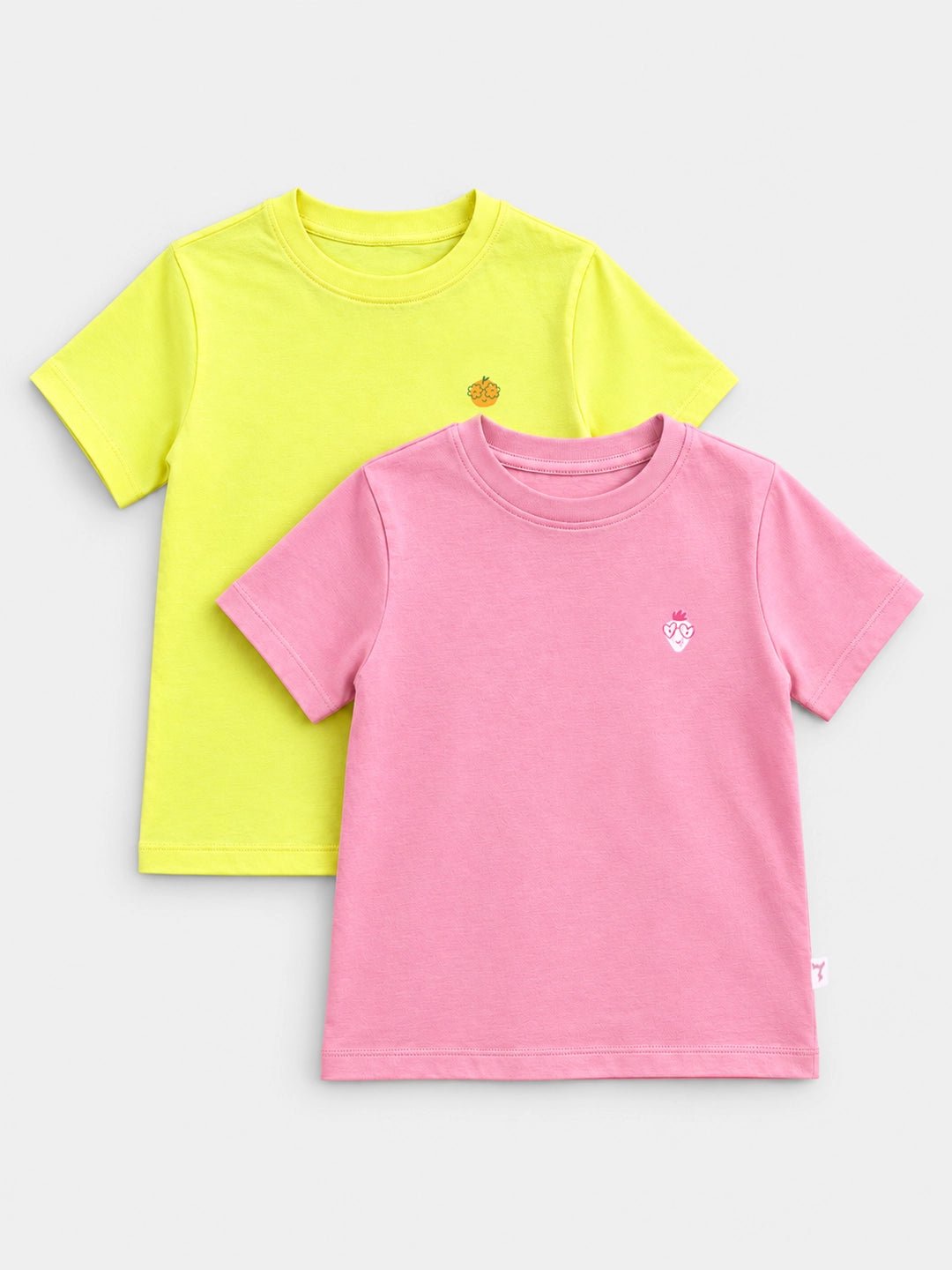 Somer Pack of 2 Half Sleeve T-Shirts for Girl's