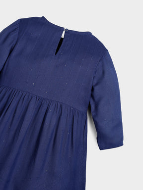 Blue Sequin Sharara Set