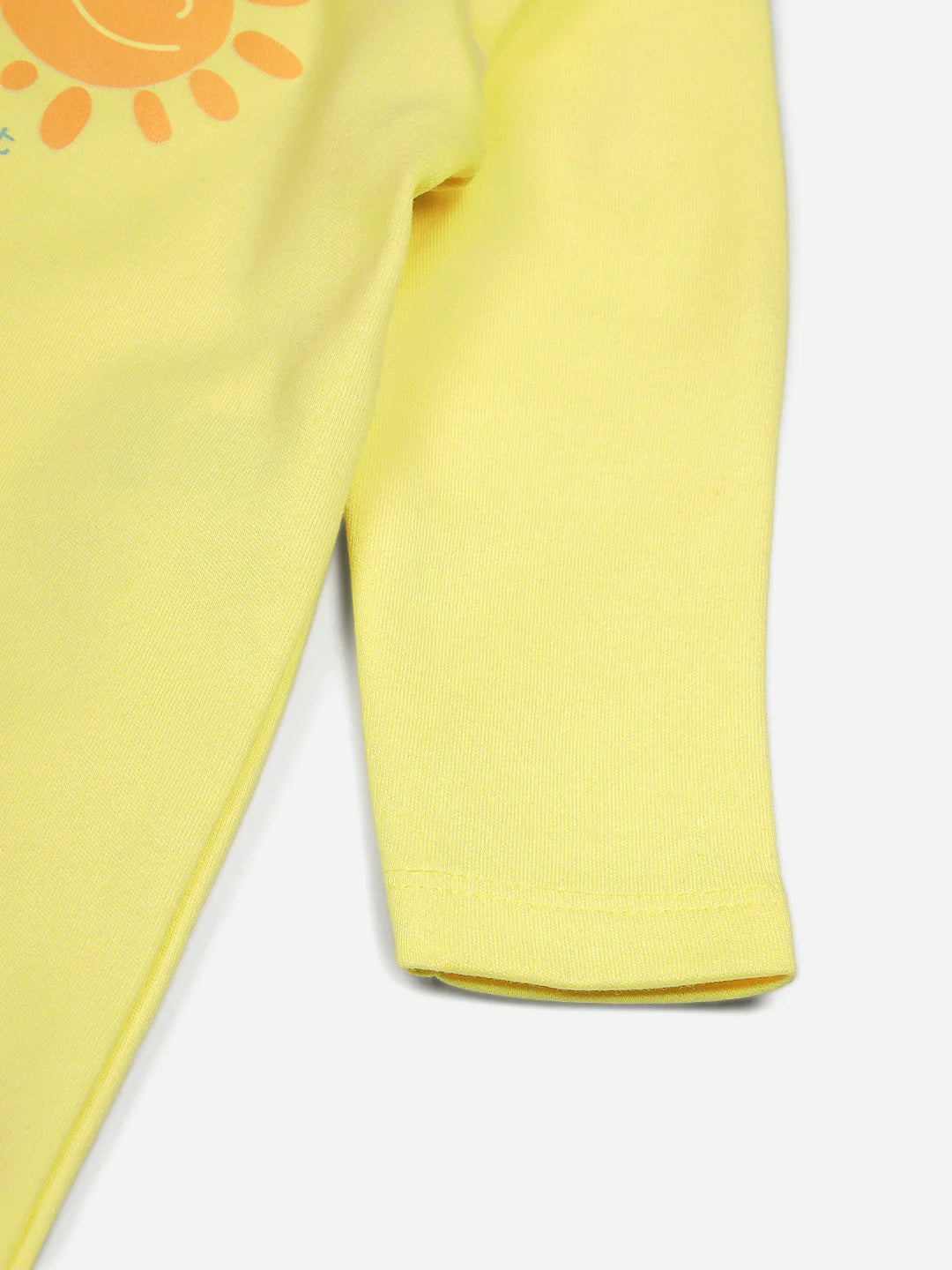 Tiny Lemon Printed Cotton Sleepsuit