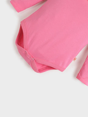 Pink ruffle bodysuit