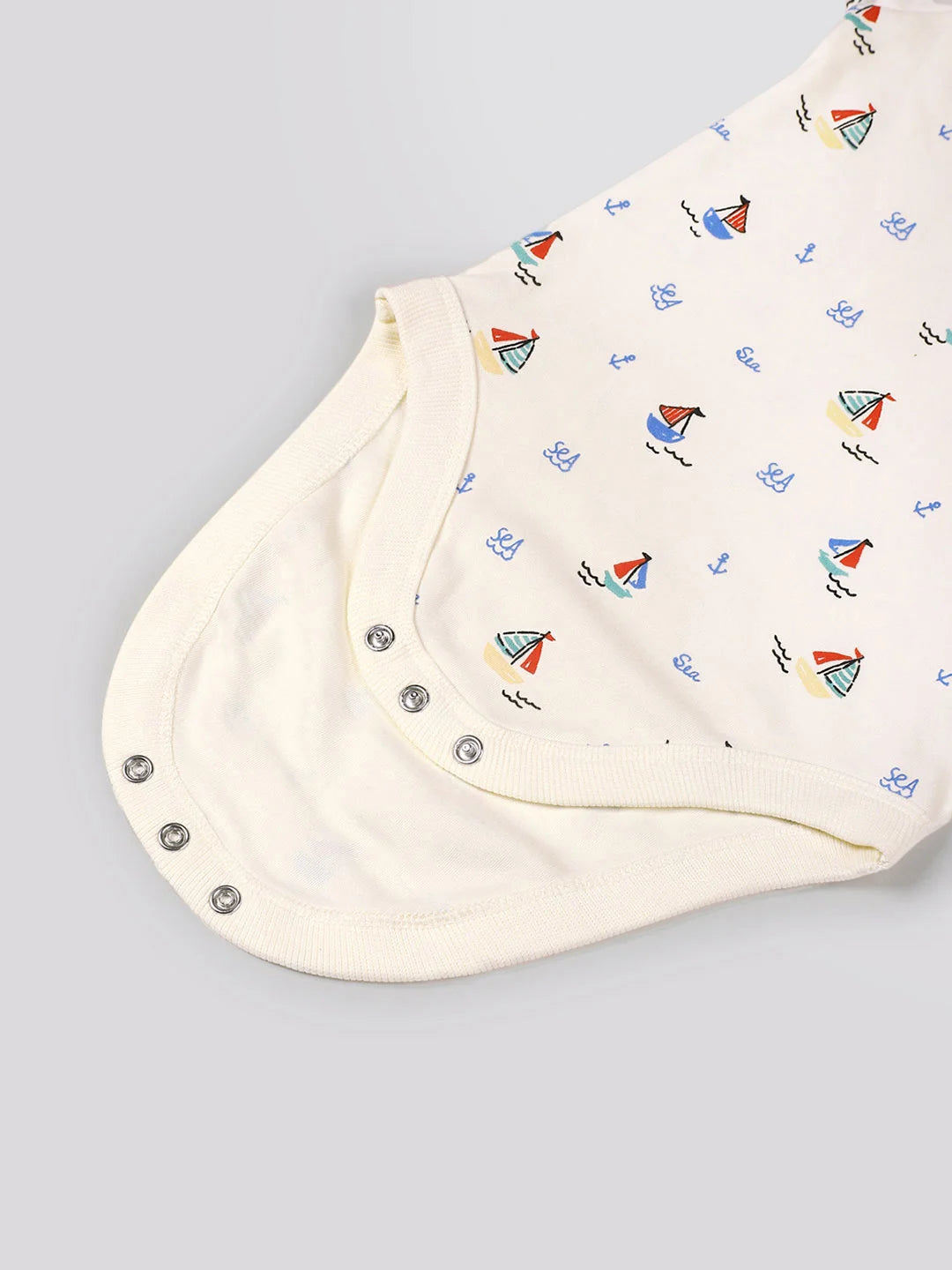 Little Sailor Cotton Bodysuit- Pack of 2
