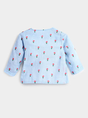 Blue Tulip Dhoti Kurta Set- Newborn