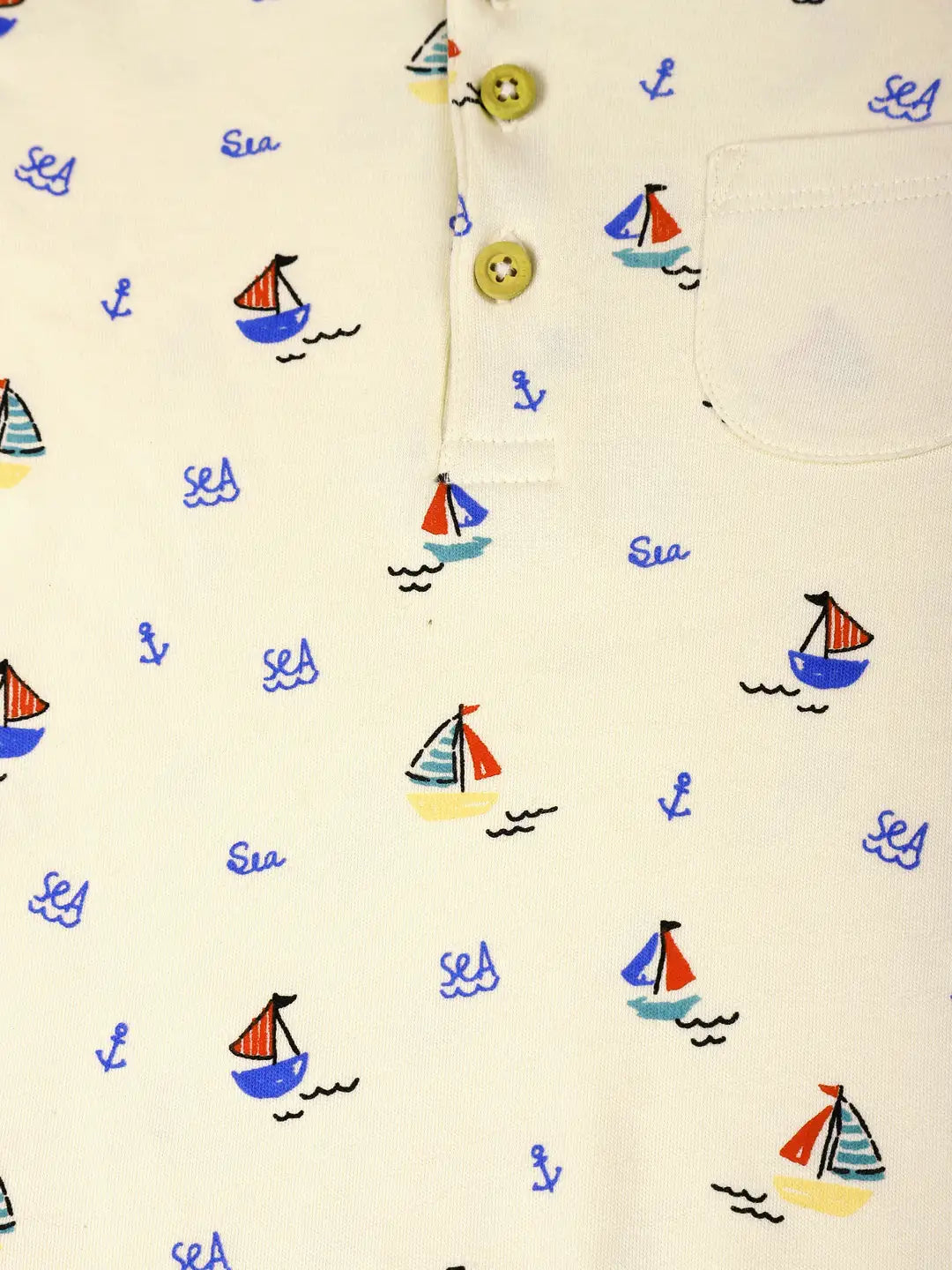 Little Sailor Cotton Bodysuit- Pack of 2
