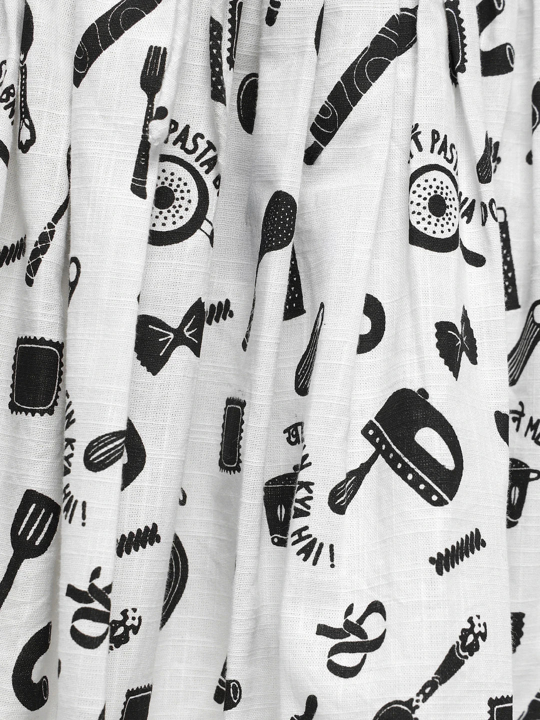 Kitchen Tools Cotton A-Line Skirt