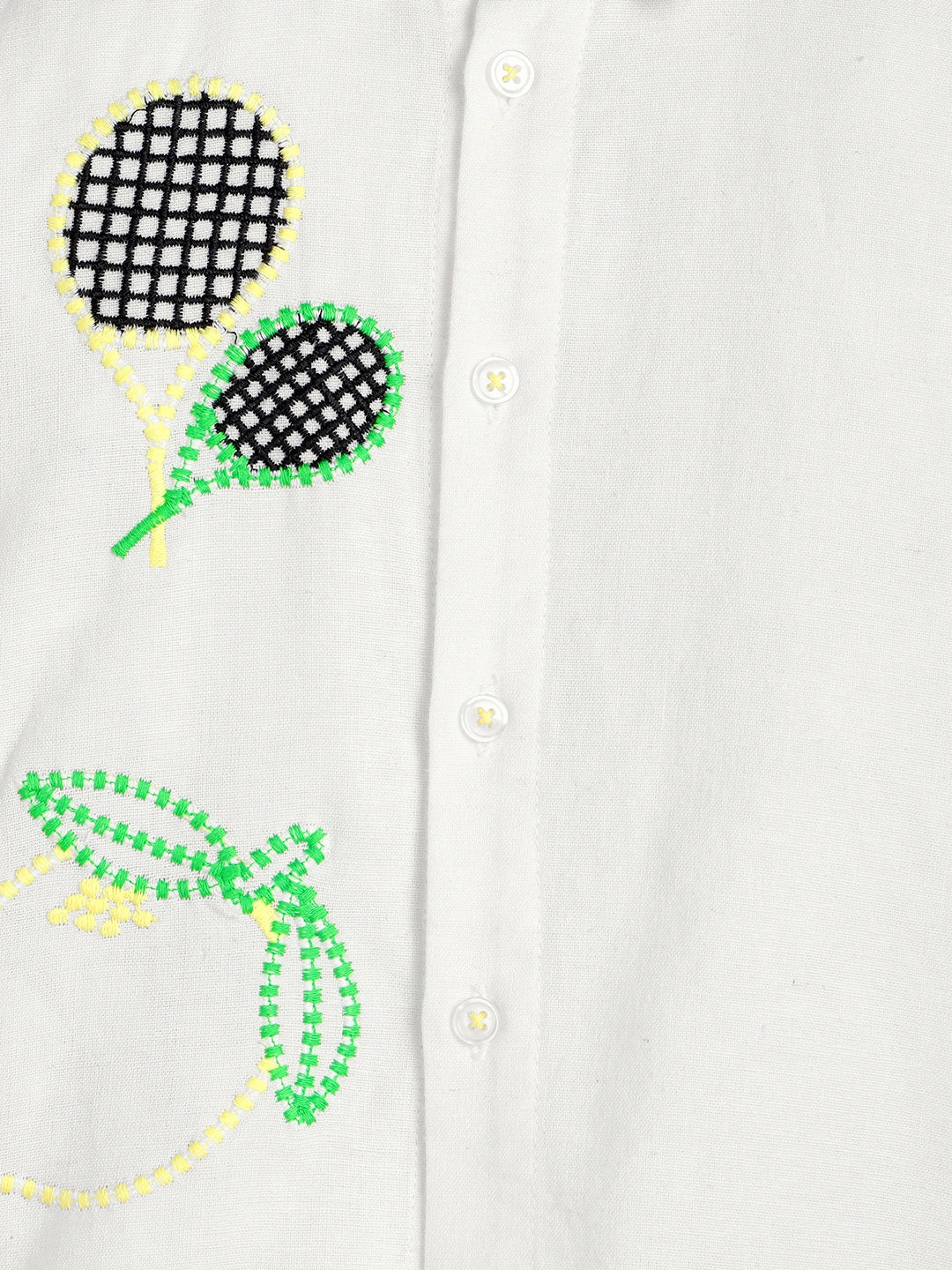 Classic White Embroidered Shirt