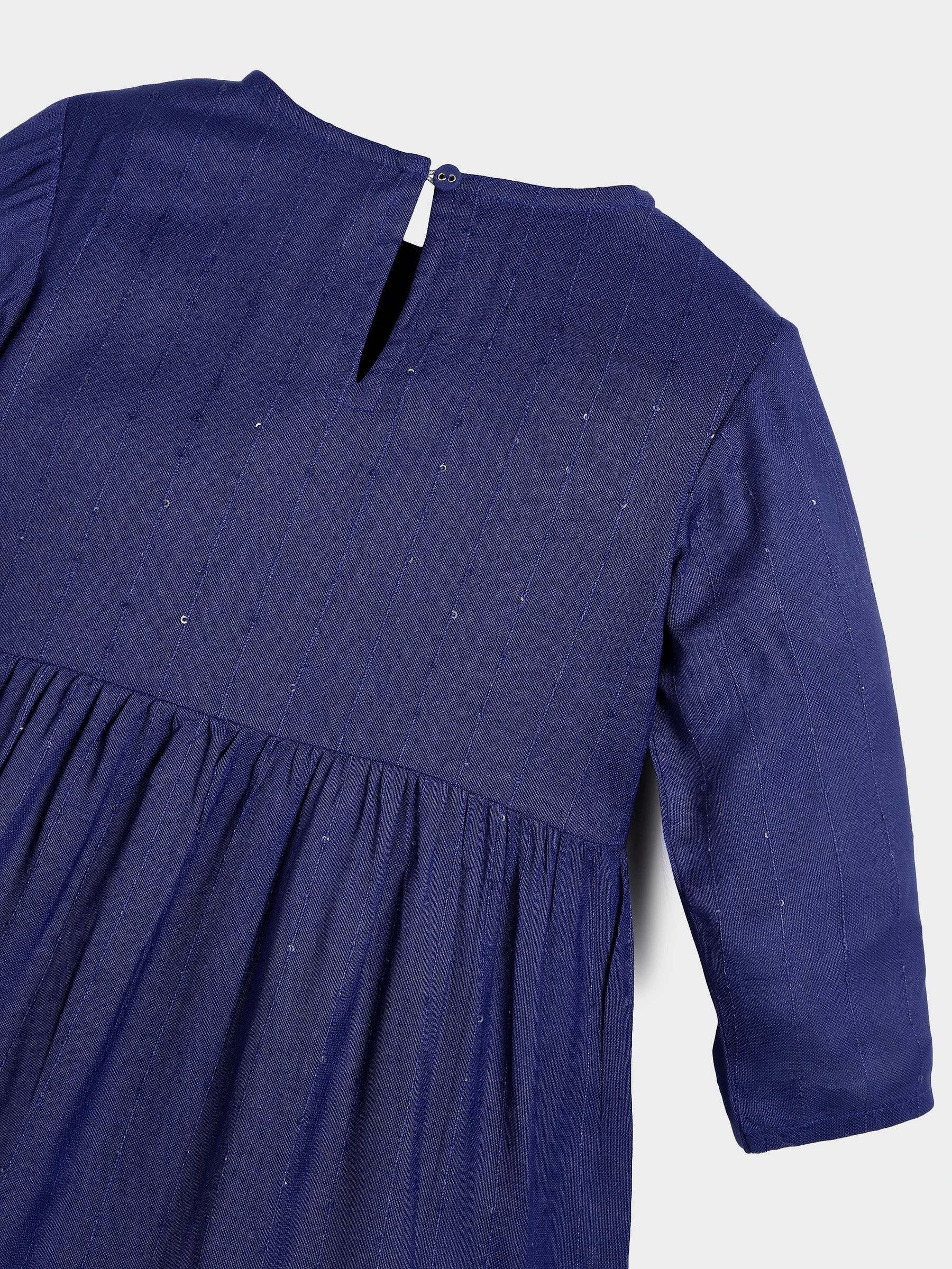 Blue Sequin Sharara Set