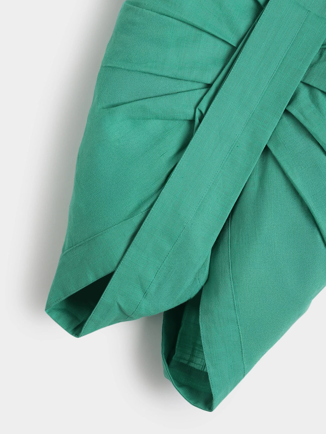 Green Embroidered Kurta Dhoti Set