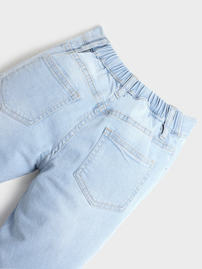 Girls Graphic Tee & Denim Set