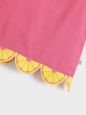 Citrus Pop Top & Denim Set