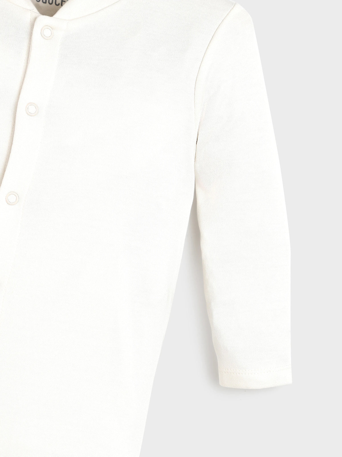 White Quilted Sleepsuit