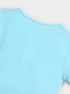 Solid T-Shirt & Shorts Set