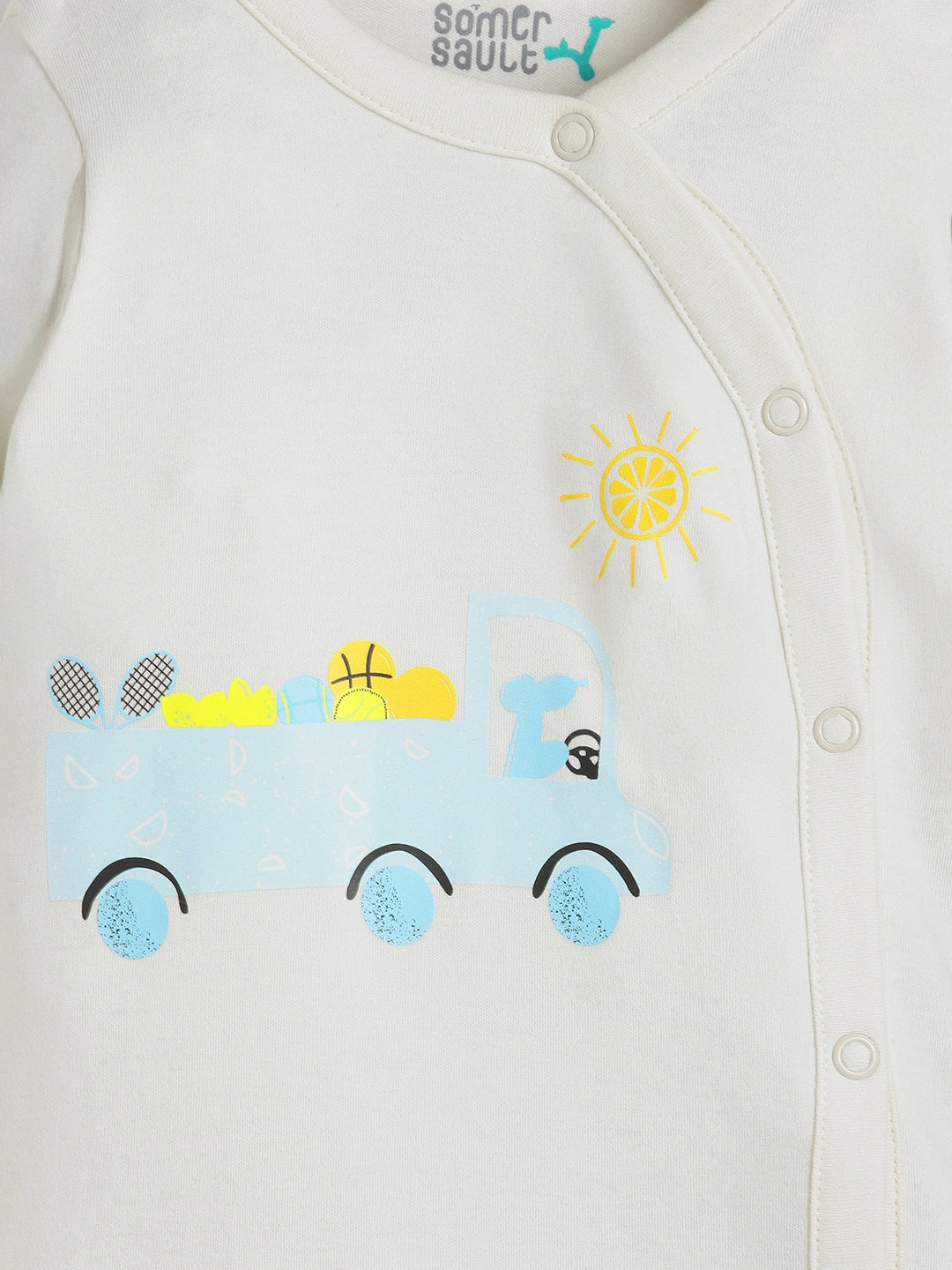 Bundle of Hug Printed Sleepsuit Multipack