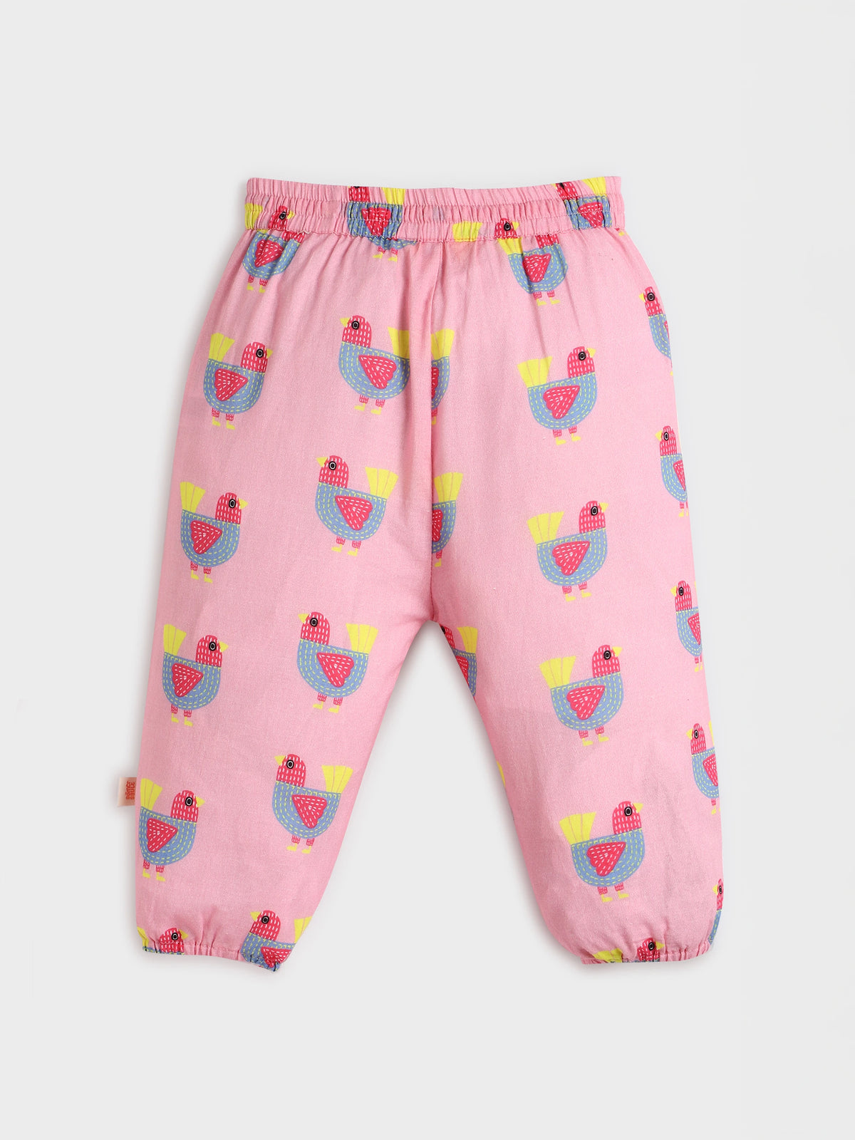 Printed Pink Kaftan Top and Pant Set