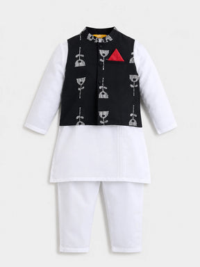 Kurta Pajama Jacket Set