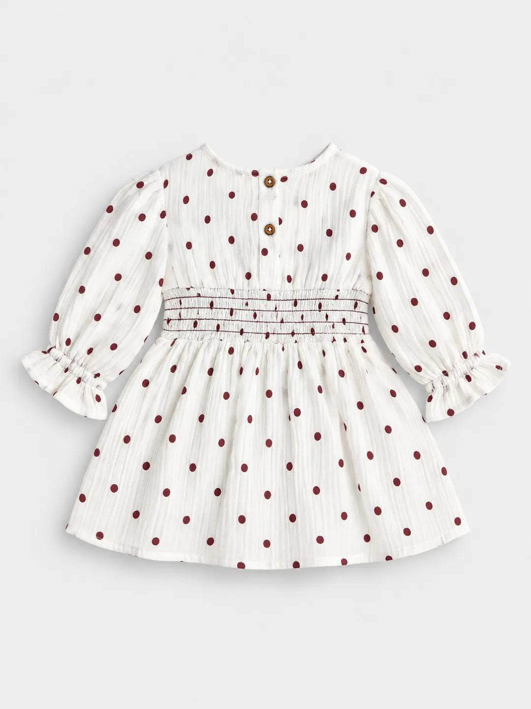 Polka Smocked Dress
