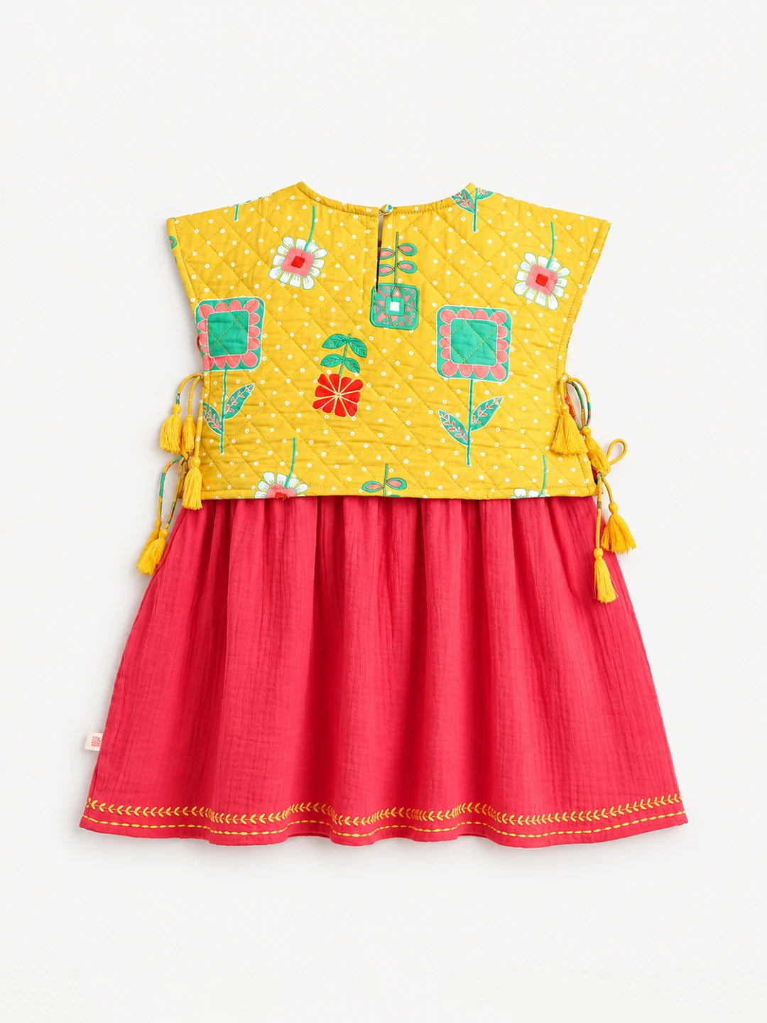Dress With Quilted Jacket