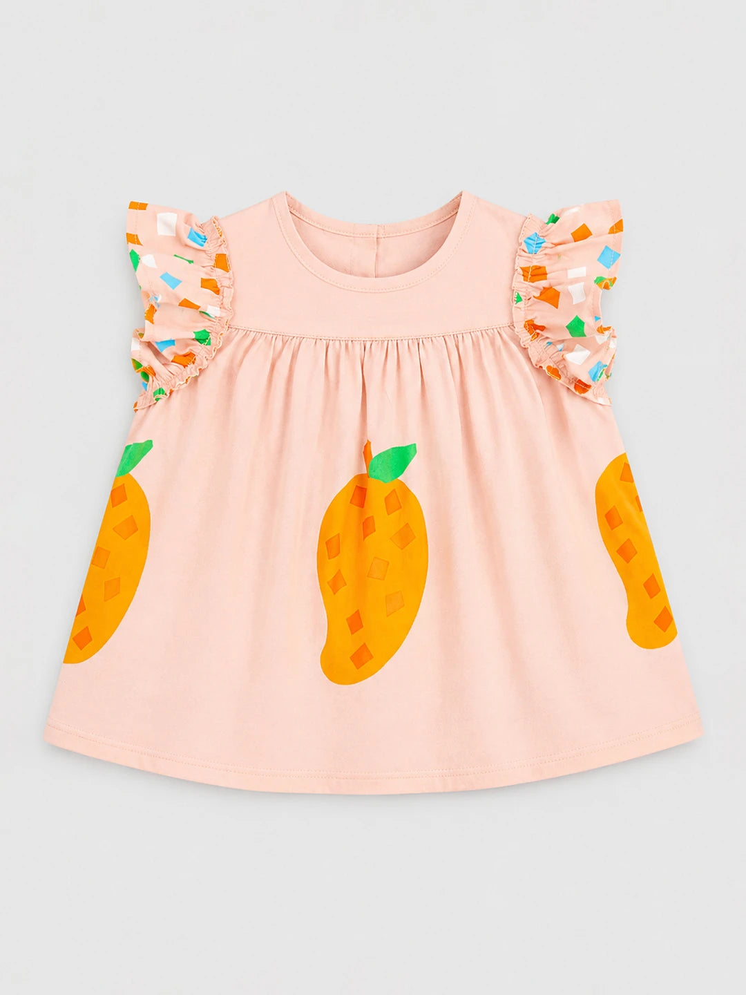Printed Mango Dress