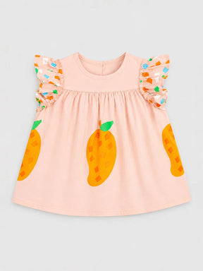 Printed Mango Dress