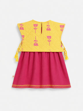 Dress With Quilted Jacket