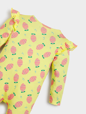 Yellow Zip Sleepsuit