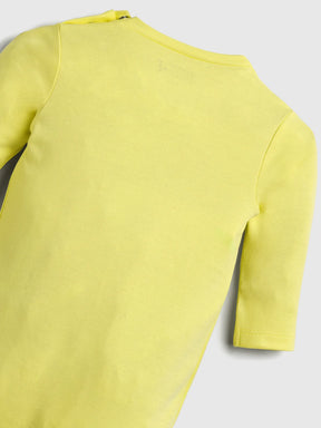 Tiny Lemon Printed Cotton Sleepsuit