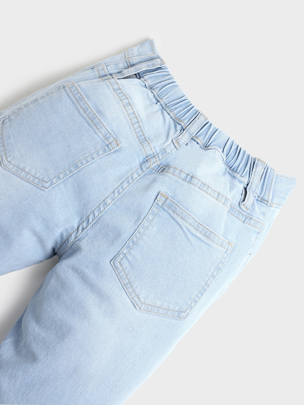 Girls Graphic T-Shirt & Denim Set
